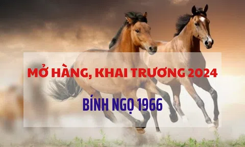 Chọn ngày mở hàng, khai trương năm 2024 cho tuổi Bính Ngọ 1966 buôn may bán đắt