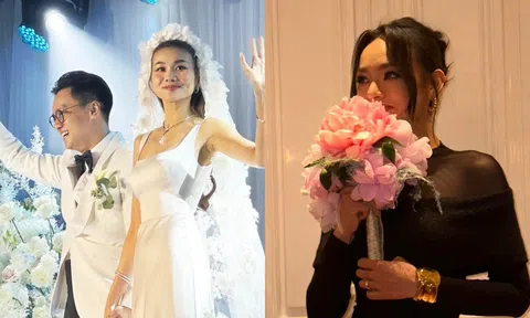 Mai Ngô ngỡ ngàng khi bắt được hoa cưới trong hôn lễ Thanh Hằng, phải chăng là 'tín hiệu vũ trụ'?