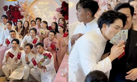 Đám hỏi Puka - Gin Tuấn Kiệt: Dàn bê tráp 'ngã ngửa' khi thấy con số trong lì xì