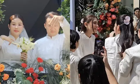 Võ Hoàng Yến - Minh Tú đều bắt hoa cưới của Diễm My 9X, dân tình rần rần chờ tin vui