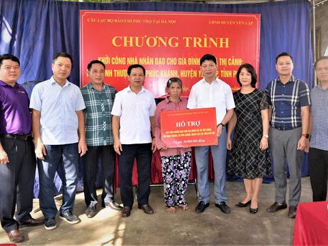 Câu lạc bộ Báo chí Phú Thọ tại Hà Nội và hành trình chia sẻ yêu thương