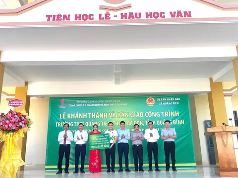 PVFCCo đồng hành cùng sự phát triển giáo dục