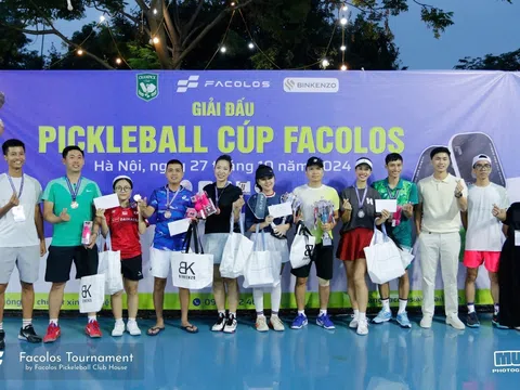 Giải Pickleball tranh Cúp FACOLOS được tổ chức thành công!