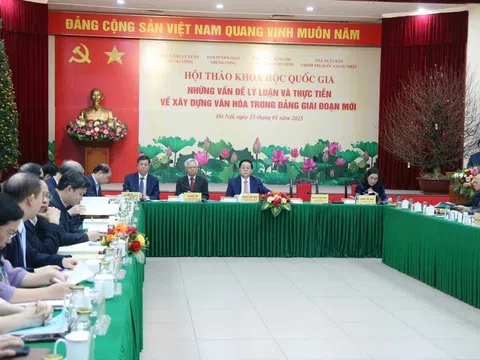 Hội thảo “Những vấn đề lý luận và thực tiễn về xây dựng văn hóa trong Đảng trong giai đoạn mới”