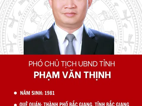 Trưởng Ban Dân vận Tỉnh ủy làm Phó Chủ tịch tỉnh Bắc Giang
