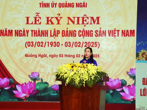 Quảng Ngãi: Tổ chức trọng thể kỷ niệm 95 năm Ngày Thành lập Đảng Cộng sản Việt Nam