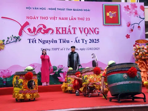 Quảng Ngãi: Tổ chức Ngày thơ Việt Nam lần thứ 23 với chủ đề Xuân khát vọng