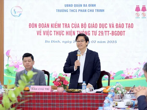 Bộ Giáo dục và Đào tạo kiểm tra việc thực hiện Thông tư 29 tại Hà Nội