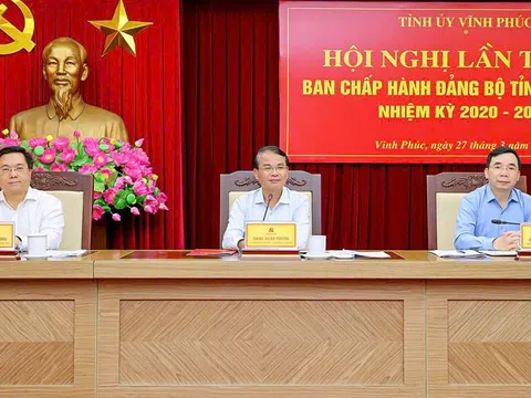 Vĩnh Phúc: Hội nghị lần thứ 40 Ban Chấp hành Đảng bộ tỉnh khóa XVII, nhiệm kỳ 2020 - 2025