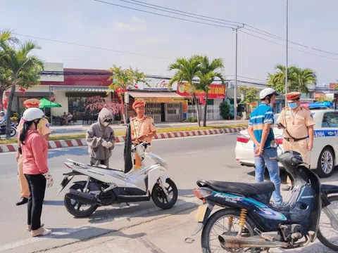 Vĩnh Long: Xử phạt 1.049 trường hợp vi phạm trật tự an toàn giao thông trong tháng 3