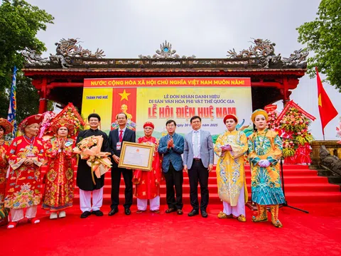 Lễ hội Điện Huệ Nam của Huế được vinh danh là Di sản Phi vật thể quốc gia