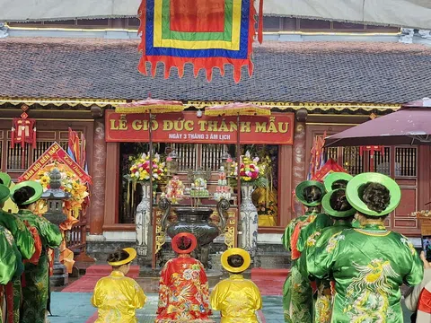 Nghệ An: Linh thiêng Lễ giỗ Đức Thánh Mẫu Liễu Hạnh