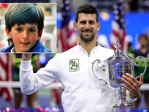 VIDEO: Novak Djokovic lần đầu cầm vợt 'tạo bão' trên MXH