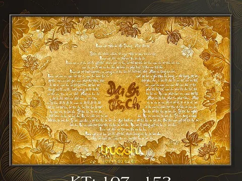 Tranh trúc chỉ Hà Nội - Nghệ thuật độc đáo trong trang trí phòng thờ Việt