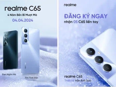 Realme C65 ra mắt: Thiết kế giống Galaxy S22, có Dynamic Island xịn sò như iPhone 15, giá từ 3,7 triệu đồng