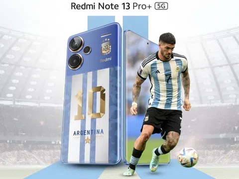 Xiaomi Redmi Note 13 Pro+ World Champions Edition ra mắt, lấy cảm hứng từ đội tuyển bóng đá Argentina