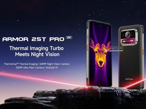 Điện thoại siêu bền Ulefone Armor 25T Pro lộ diện: Camera tầm nhiệt, pin 6.500 mAh, giá dưới 7,6 triệu ‘chặt đẹp’ Galaxy S24