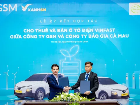 Thêm hai đối tác độc quyền của Xanh SM triển khai taxi điện tại Bắc Giang, Cà Mau