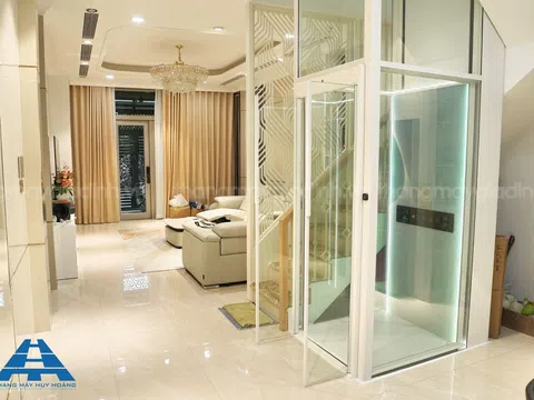 Thang máy gia đình HCM: Giải pháp kiến tạo không gian sống thượng lưu cùng Huy Hoàng