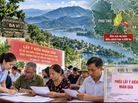 Phú Thọ triển khai kế hoạch lấy ý kiến Nhân dân tại 148 xã, phường về điều chỉnh địa giới hành chính với Hà Nội