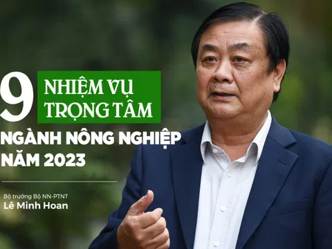 9 nhiệm vụ trọng tâm ngành Nông nghiệp năm 2023