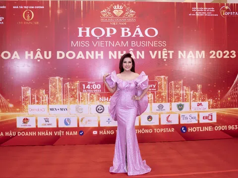 Bà Đặng Gia Bena công bố ra mắt cuộc thi Hoa hậu Doanh nhân Việt Nam 2023