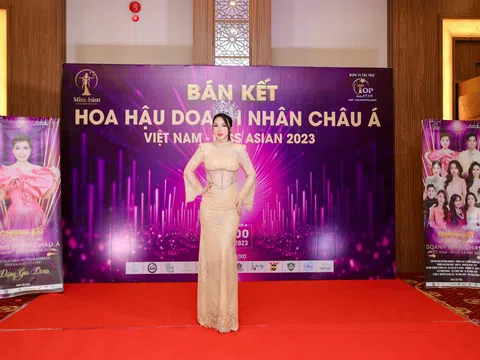 Hoa hậu Khương Phương Anh khoe body “cực nét” trên thảm đỏ bán kết Hoa hậu Doanh nhân Châu Á Việt Nam 2023