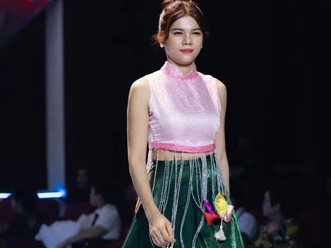 Á hậu Nguyễn Kim Thủy tạo ấn tượng tại sàn diễn Summer Season Fashion Show 2