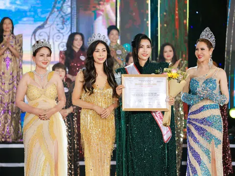 Doanh nhân Nguyễn Ngọc Huệ được trao Người đẹp thân thiện Hoa hậu Doanh nhân Việt Nam 2024