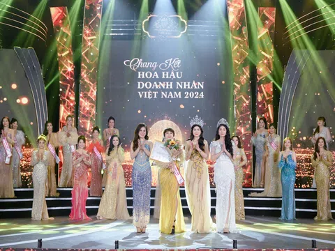 Doanh nhân Doãn Thị Mỹ Châu đạt giải Người đẹp có nụ cười xinh xắn Hoa hậu Doanh nhân Việt Nam 2024