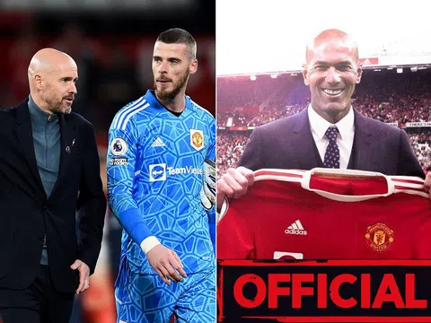 Chuyển nhượng MU 23/9: Zidane xác nhận tới Man UTD; HLV Ten Hag chính thức bị sa thải trong 48h tới?