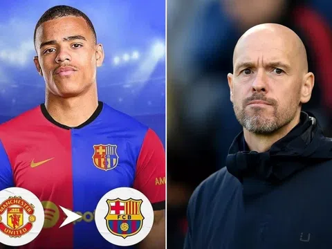 Tin chuyển nhượng sáng 24/1: Barcelona chiêu mộ Mason Greenwood; Trụ cột MU cập bến Al Nassr