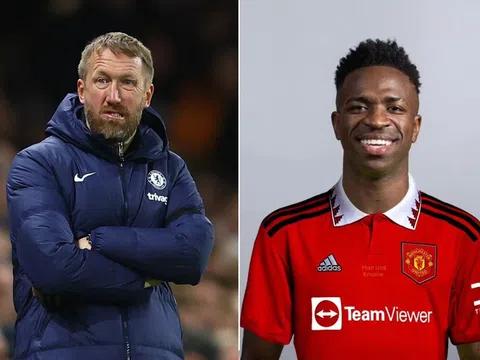 Tin MU hôm nay 7/4: Xong vụ Vinicius cập bến Man Utd; MU đạt thỏa thuận với Graham Potter