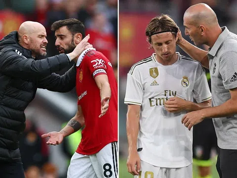 Tin MU hôm nay 13/5: Ten Hag đổi Bruno Fernandes lấy De Jong; Zidane mang Modric đến Man Utd