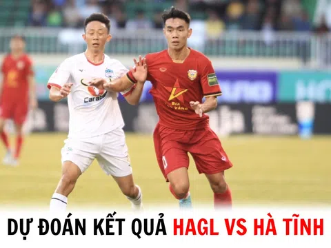 Dự đoán kết quả HAGL vs Hà Tĩnh - Vòng 20 V.League 2023/24: Bùi Tiến Dũng xuất thần, HAGL đại thắng?