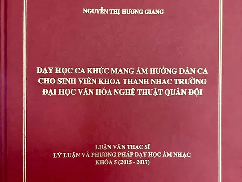 Khai thác yếu tố kỹ thuật thanh nhạc trong giảng dạy và biểu diễn các ca khúc mang âm hưởng dân ca