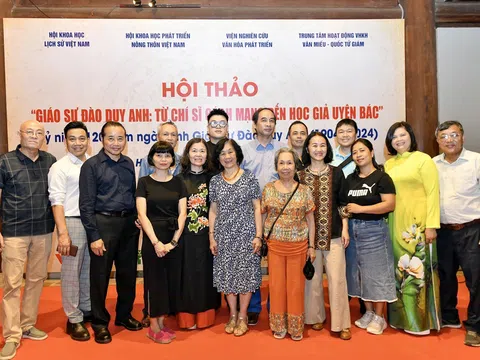 PHOTO: Hội thảo "Giáo sư Đào Duy Anh: Từ chí sĩ cách mạng đến học giả uyên bác"