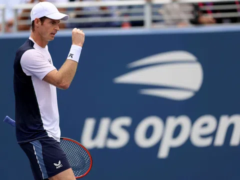 Andy Murray thiết lập thành tích 'đáng ngưỡng mộ' tại giải quần vợt US Open 2023