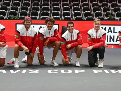 Các thành viên tuyển quần vợt Canada tiếp tục "cày" giải sau vòng bảng Davis Cup 2023