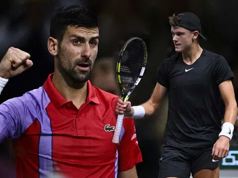 Djokovic phục thù Holger Rune thành công, hướng tới kỷ lục tại Paris Masters