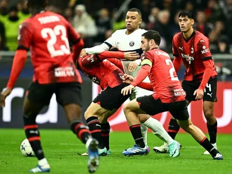 Tấn công mãn nhãn, Mbappe bất lực nhìn PSG thua sát nút trước AC Milan