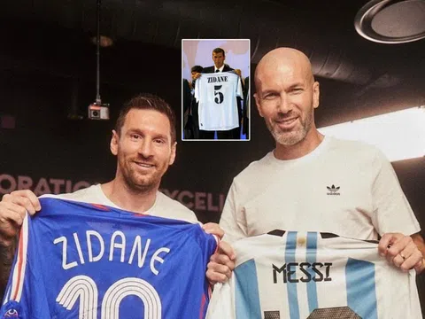 Zidane tiết lộ với Messi lý do chọn số áo 'cực dị' không phải ai cũng biết