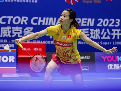 Hạ đẹp đối thủ, Nguyễn Thùy Linh thẳng tiến tứ kết giải China Master 2023