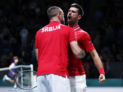 Djokovic và Serbia ghi tên vào bán kết Davis Cup 2023