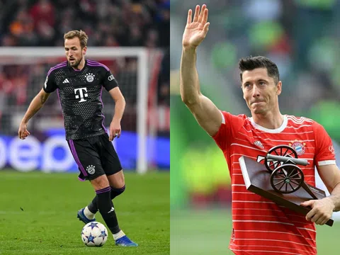 Harry Kane lập 2 cột mốc tại Bayern Munich, Lewandowski bắt đầu run rẩy