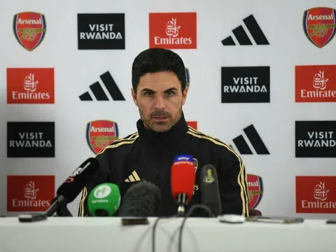 Mikel Arteta: 'Arsenal không cần nhìn vào đối thủ để đua vô địch EPL'