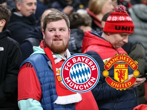 Fan Bayern bức xúc tại Old Trafford, như người một nhà với MU