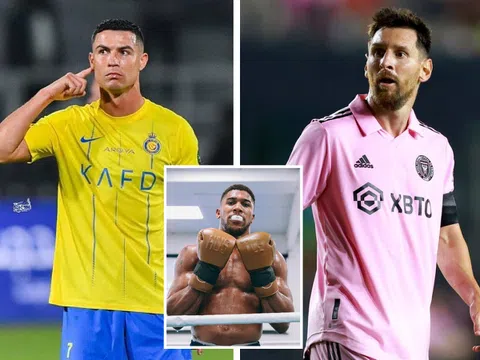 Nhà vô địch quyền anh thế giới thượng đài tại 'thánh địa' đón Ronaldo và Messi