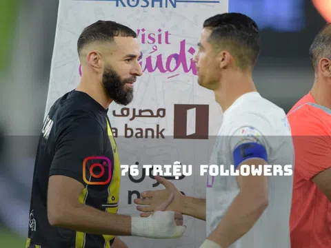 Benzema xóa tài khoản 76 triệu người theo dõi sau khi thua Ronaldo