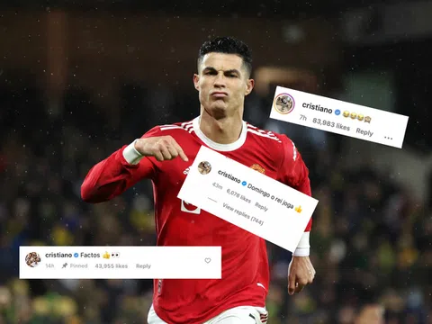 Những pha bình luận kinh điển của 'vua mạng xã hội' Cristiano Ronaldo